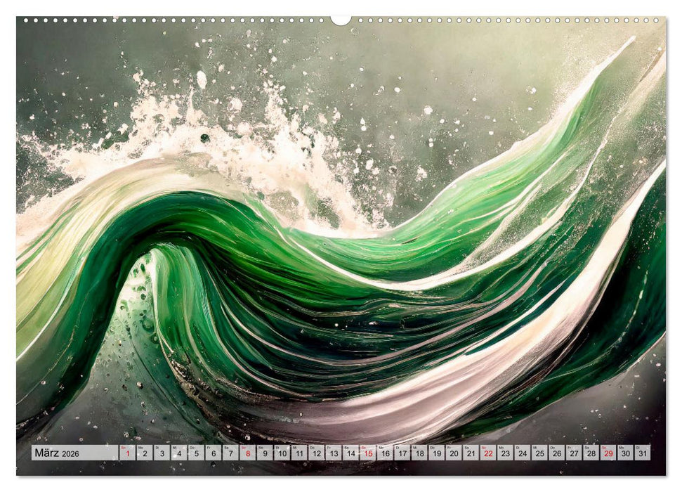 Fließende Formen (CALVENDO Wandkalender 2026)