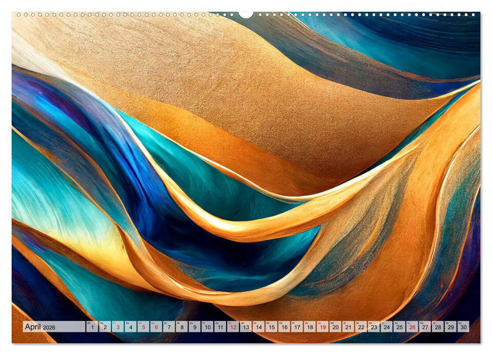 Fließende Formen (CALVENDO Wandkalender 2026)