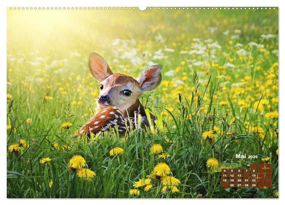 Tiere in freier Wildbahn by VogtArt (CALVENDO Premium Wandkalender 2026)