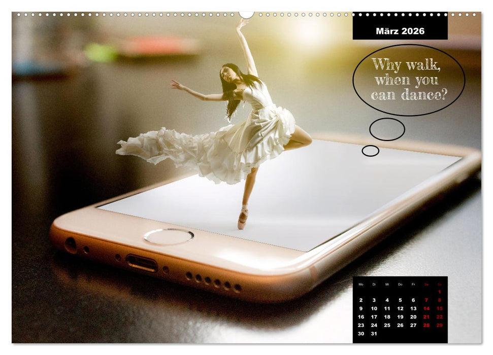 Handy-Kunst by VogtArt (CALVENDO Premium Wandkalender 2026)