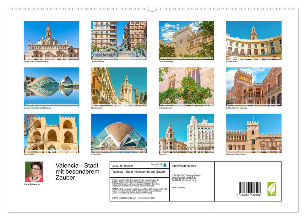 Valencia - Stadt mit besonderem Zauber (CALVENDO Premium Wandkalender 2026)