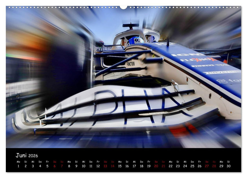 Formel 1 - Benzin im Blut (CALVENDO Premium Wandkalender 2026)