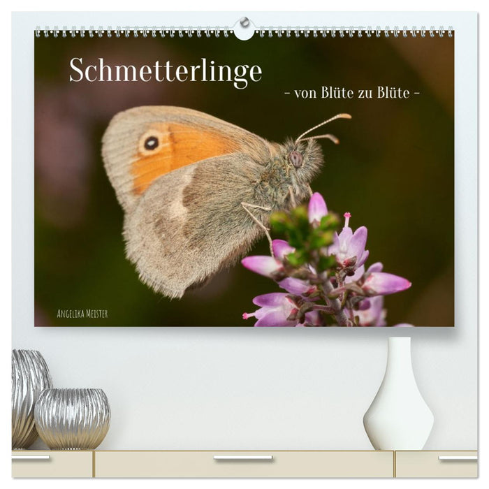 Schmetterlinge - von Blüte zu Blüte - (CALVENDO Premium Wandkalender 2026)