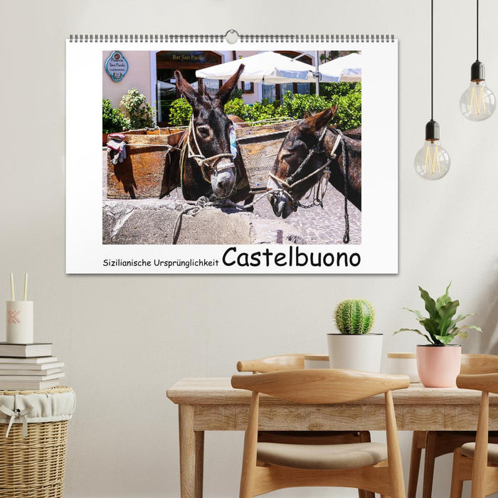 Sizilianische Ursprünglichkeit Castelbuono (CALVENDO Wandkalender 2026)
