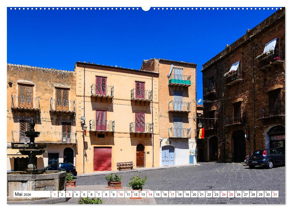 Sizilianische Ursprünglichkeit Castelbuono (CALVENDO Wandkalender 2026)