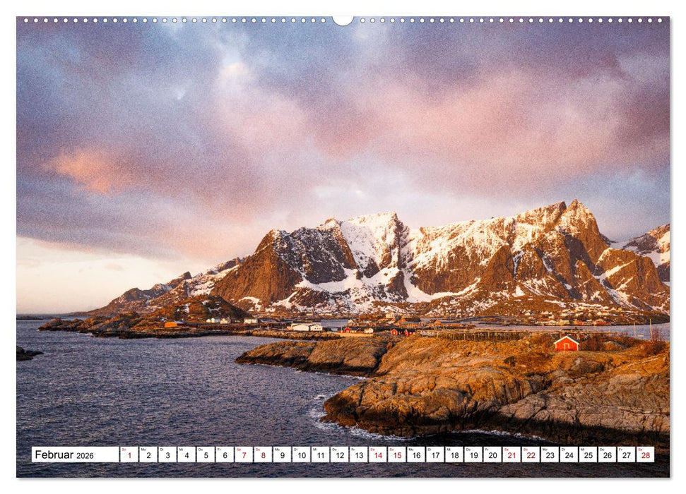 Licht des Nordens - LOFOTEN (CALVENDO Premium Wandkalender 2026)