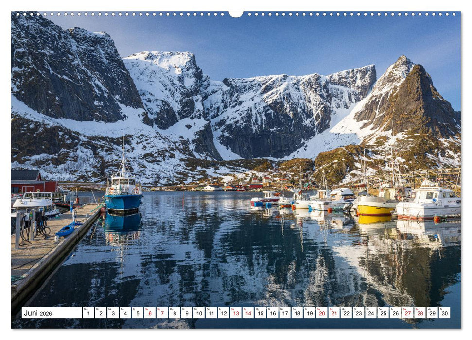 Licht des Nordens - LOFOTEN (CALVENDO Premium Wandkalender 2026)
