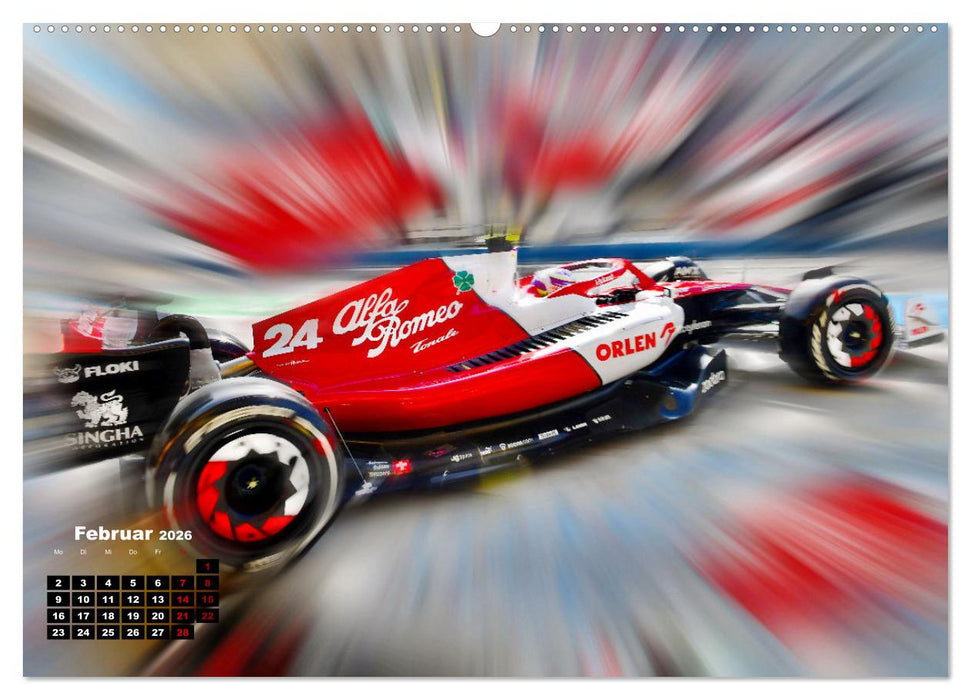 Vollgasprofis im Cockpit (CALVENDO Premium Wandkalender 2026)