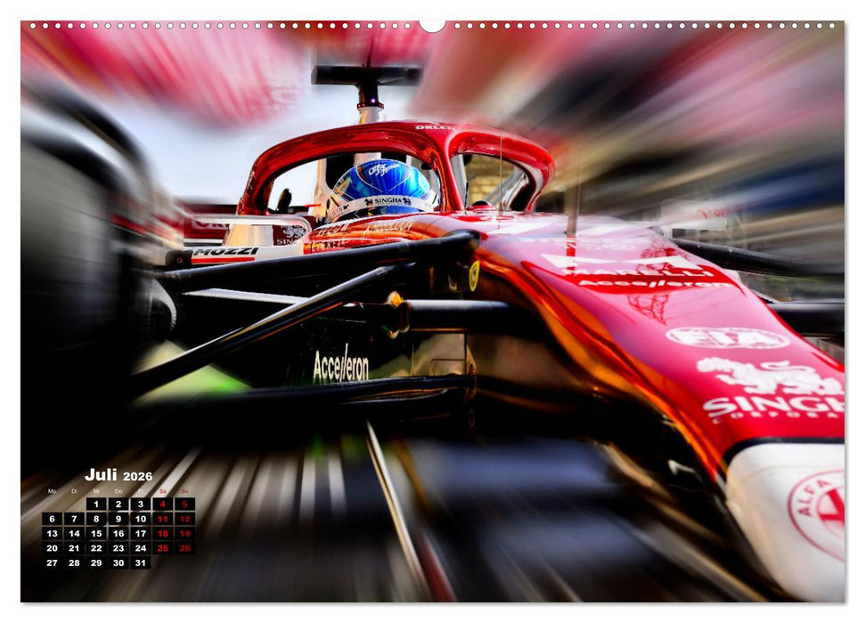 Vollgasprofis im Cockpit (CALVENDO Premium Wandkalender 2026)