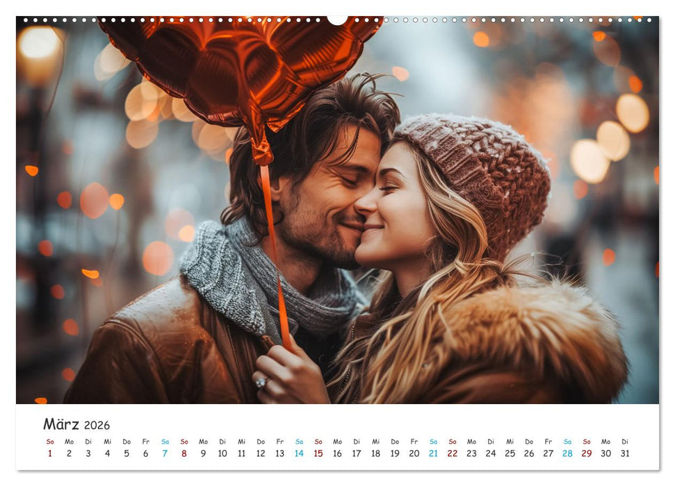 Die Melodie der Liebe (CALVENDO Premium Wandkalender 2026)