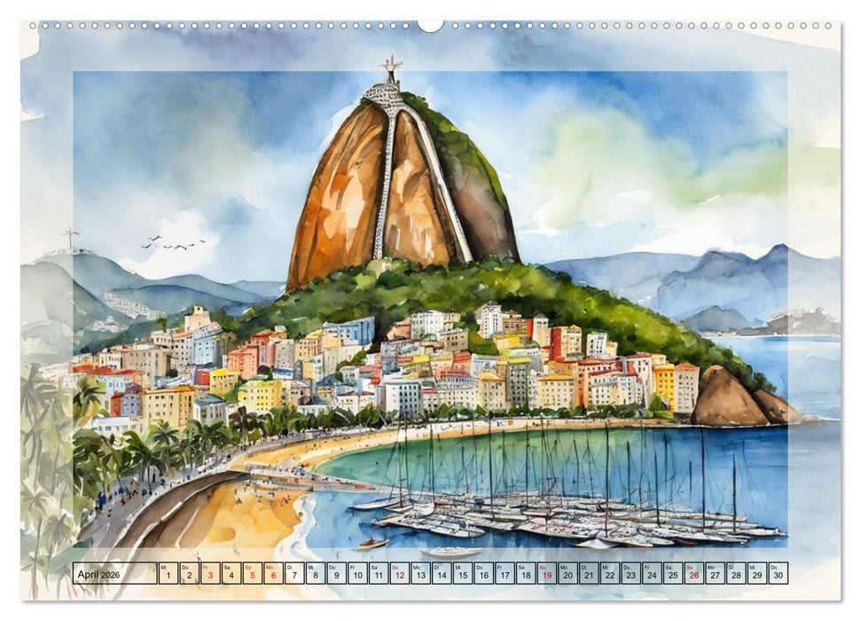 Sehenswertes rund um die Welt (CALVENDO Premium Wandkalender 2026)