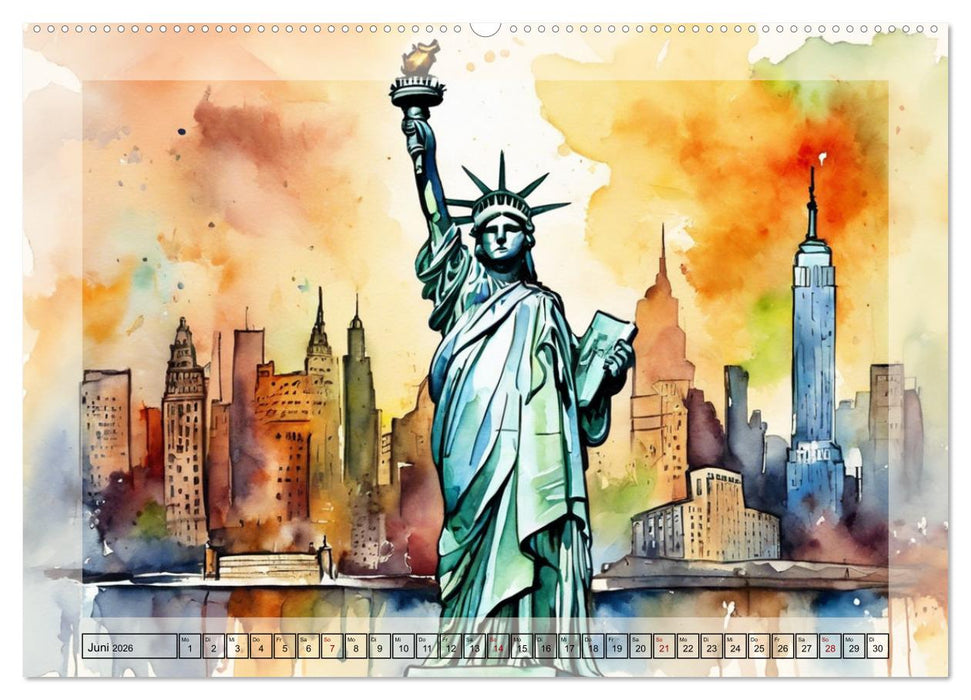 Sehenswertes rund um die Welt (CALVENDO Premium Wandkalender 2026)