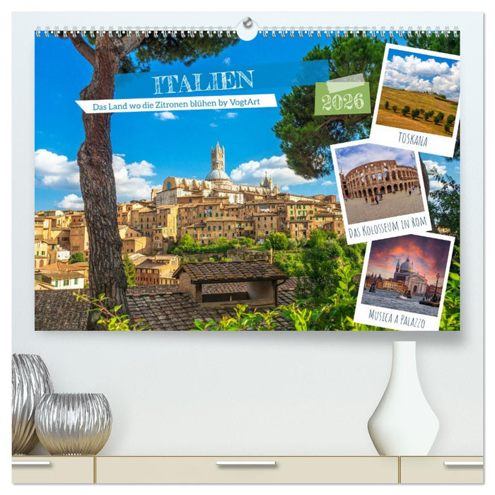 Italien, das Land wo die Zitronen blühen by VogtArt (CALVENDO Premium Wandkalender 2026)