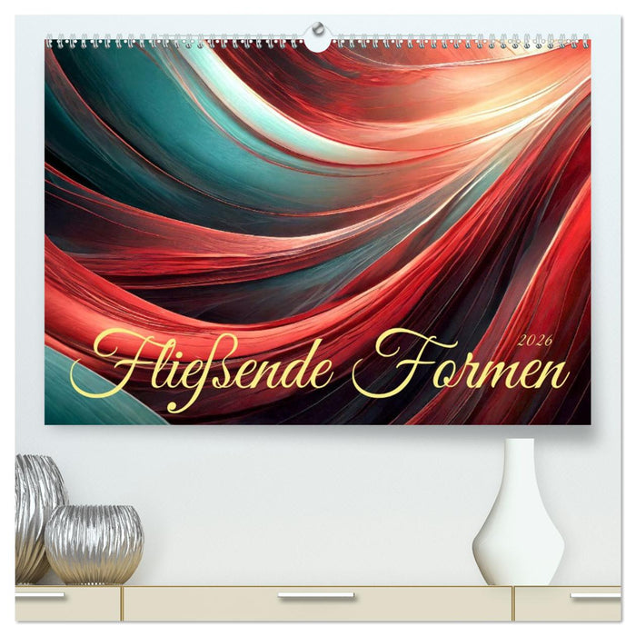 Fließende Formen (CALVENDO Premium Wandkalender 2026)