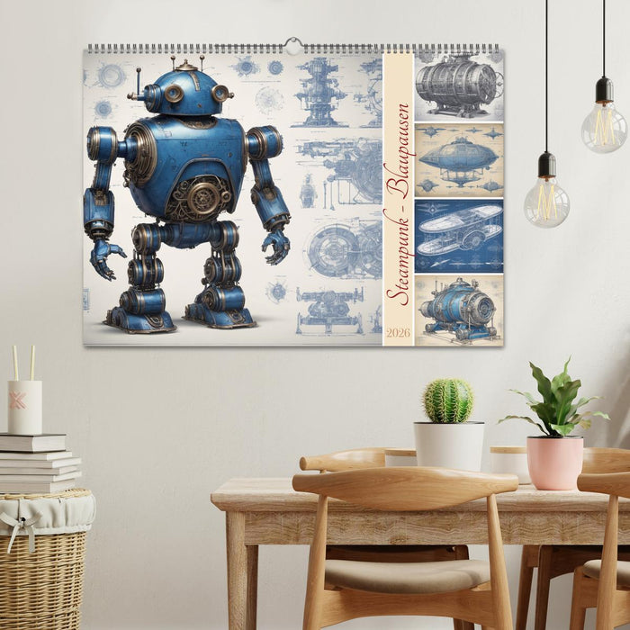 Steampunk - Blaupausen (CALVENDO Wandkalender 2026)