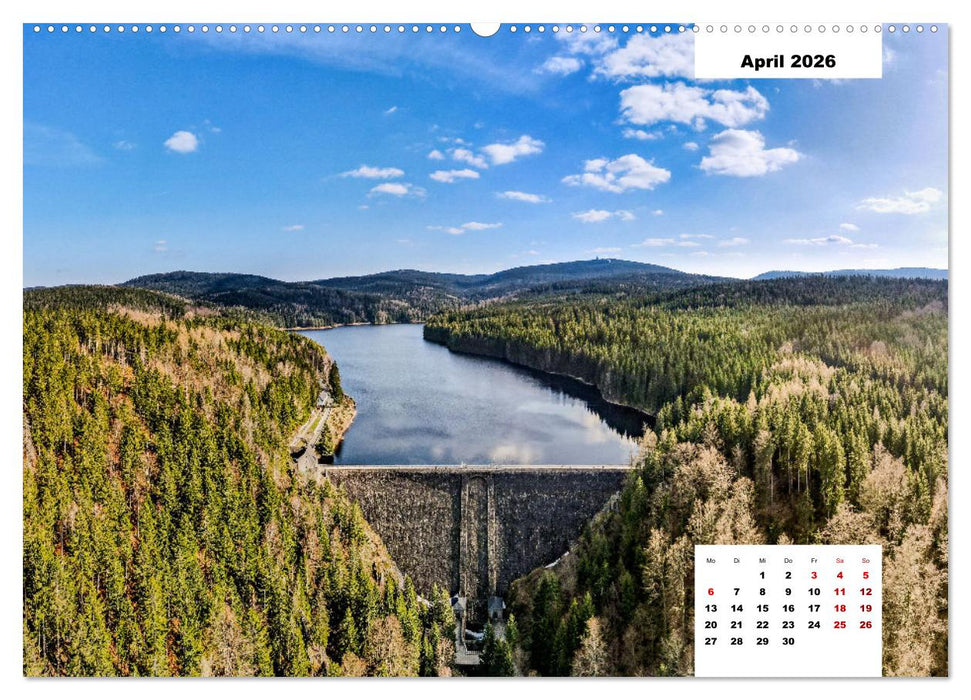 Unser Erzgebirge von oben (CALVENDO Premium Wandkalender 2026)