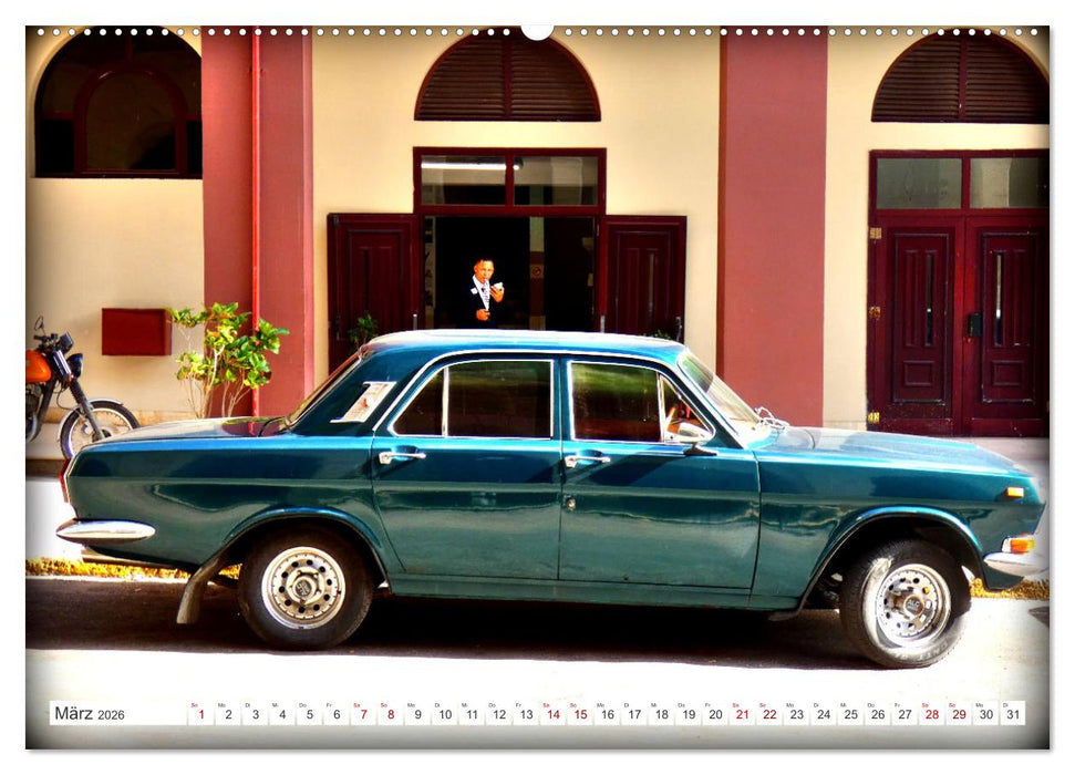 BEST OF WOLGA - Der sowjetische Oldtimer GAZ-24 (CALVENDO Wandkalender 2026)