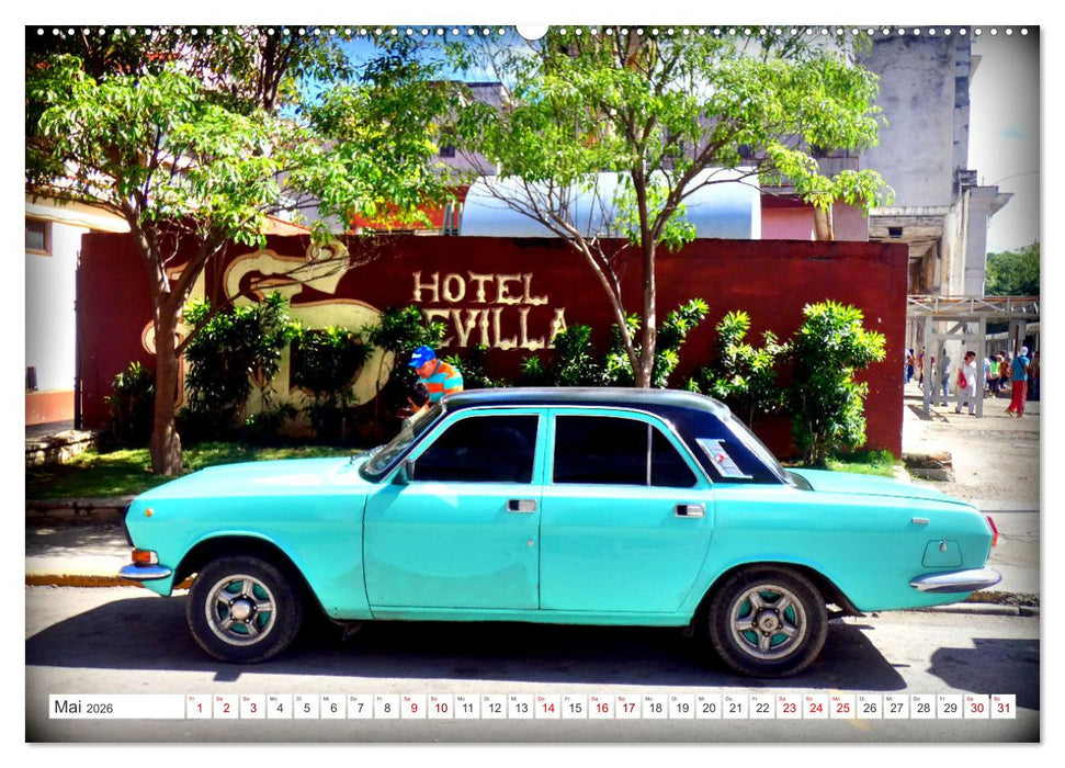 BEST OF WOLGA - Der sowjetische Oldtimer GAZ-24 (CALVENDO Wandkalender 2026)