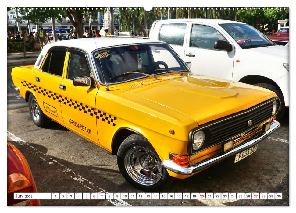 BEST OF WOLGA - Der sowjetische Oldtimer GAZ-24 (CALVENDO Wandkalender 2026)