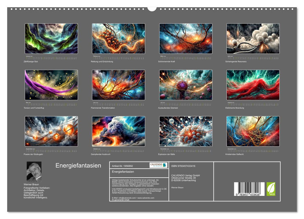 Energiefantasien (CALVENDO Premium Wandkalender 2026)