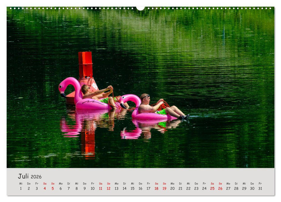 Herne: Stadt an Emscher und Kanal (CALVENDO Premium Wandkalender 2026)