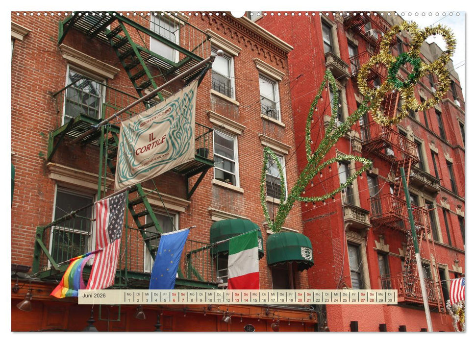 Streets of New York - Zu Fuß durch die Metropole der Superlative (CALVENDO Premium Wandkalender 2026)