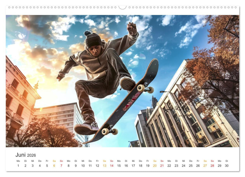 Skateboarding - tolle Momente (CALVENDO Wandkalender 2026)