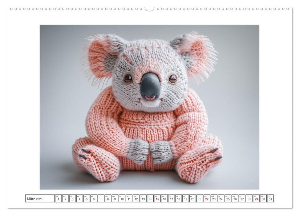 Lustige Strick-Ideen (CALVENDO Premium Wandkalender 2026)