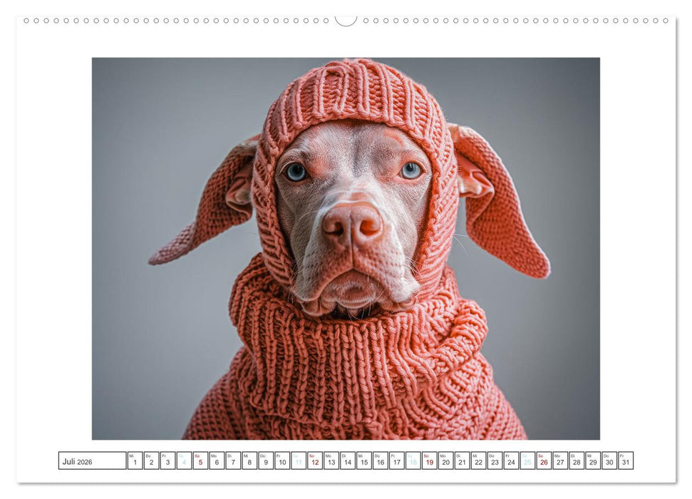 Lustige Strick-Ideen (CALVENDO Premium Wandkalender 2026)