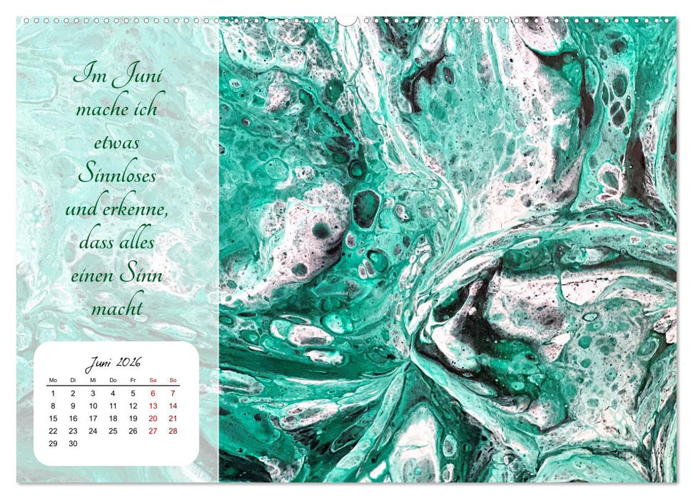 Dein Jahr gefüllt mit Achtsamkeit (CALVENDO Premium Wandkalender 2026)