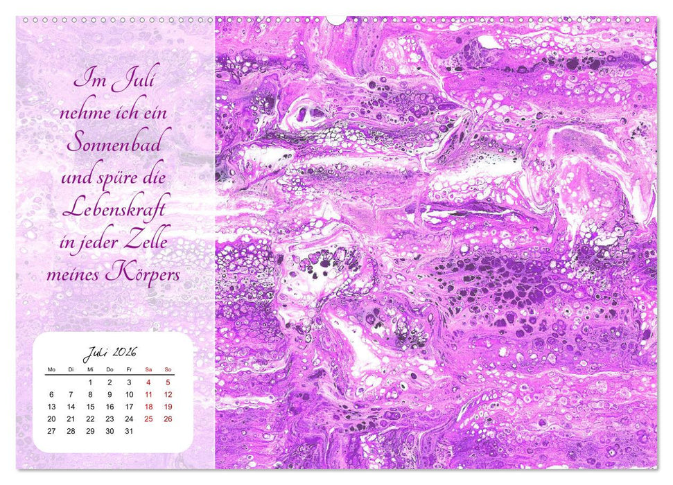 Dein Jahr gefüllt mit Achtsamkeit (CALVENDO Premium Wandkalender 2026)