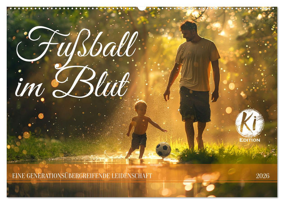 Fußball im Blut (CALVENDO Wandkalender 2026)