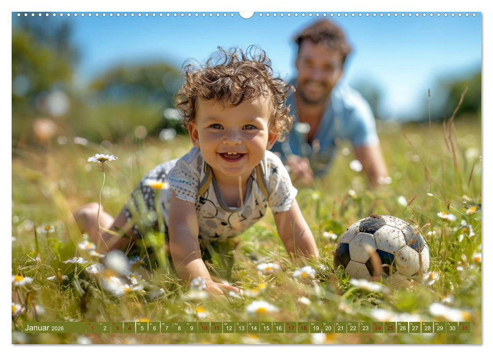Fußball im Blut (CALVENDO Wandkalender 2026)