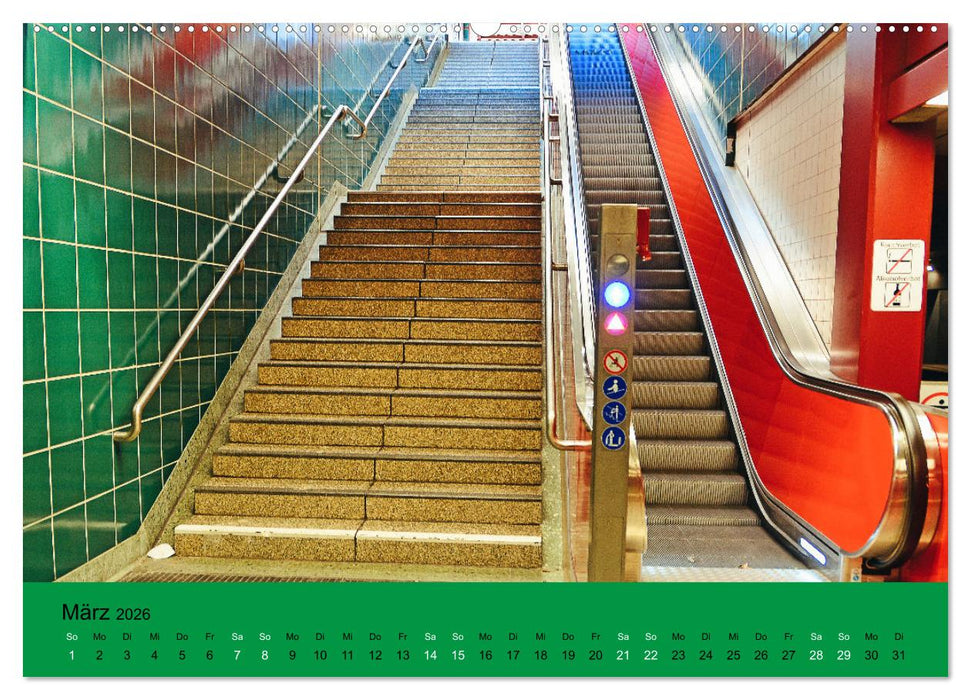 Bunt im Untergrund (CALVENDO Premium Wandkalender 2026)