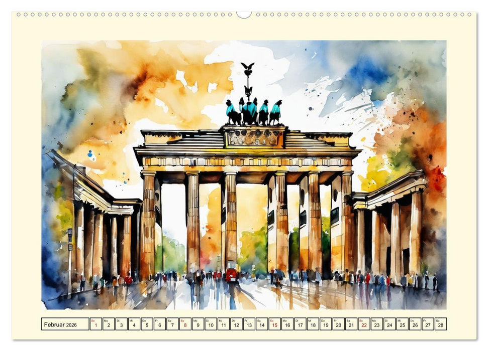 Europas Metropolen (CALVENDO Wandkalender 2026)