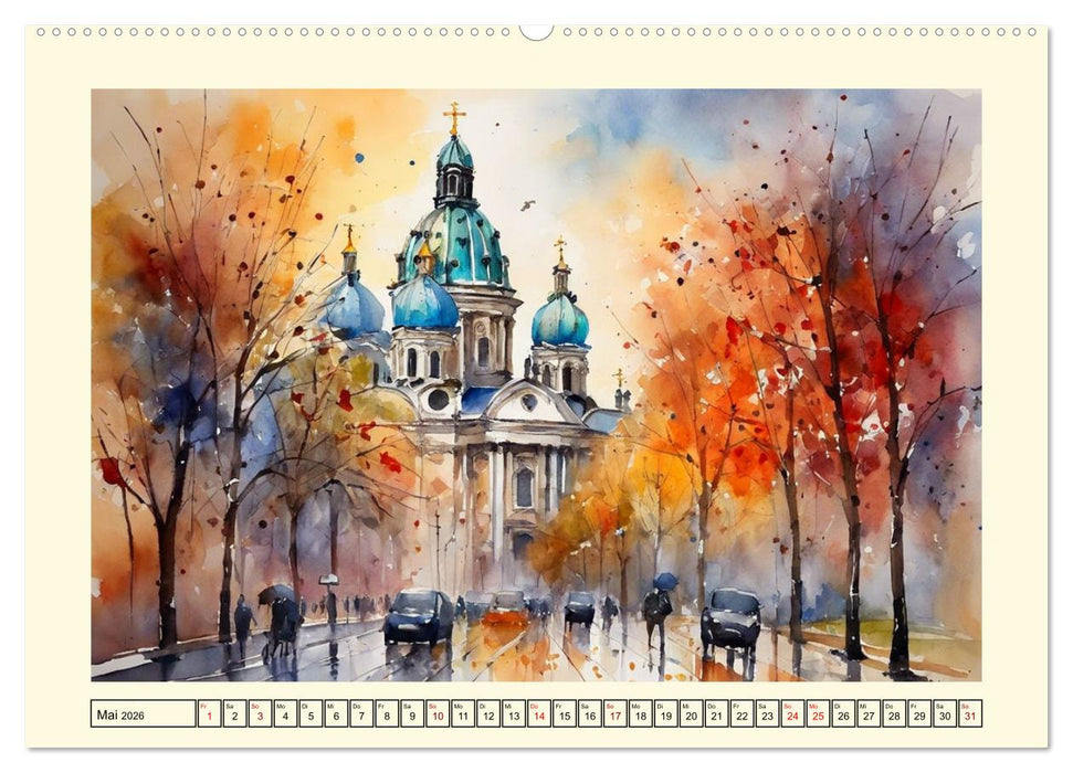 Europas Metropolen (CALVENDO Wandkalender 2026)