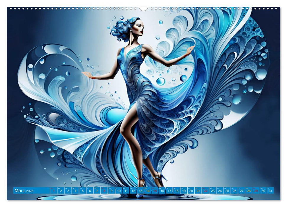 Wundervolle Tanzschwingungen (CALVENDO Wandkalender 2026)