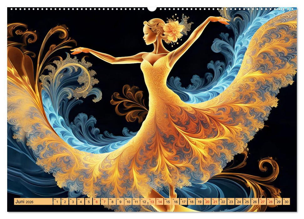 Wundervolle Tanzschwingungen (CALVENDO Wandkalender 2026)