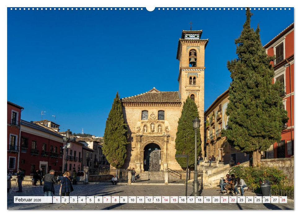 Andalusien - Granada (CALVENDO Premium Wandkalender 2026)