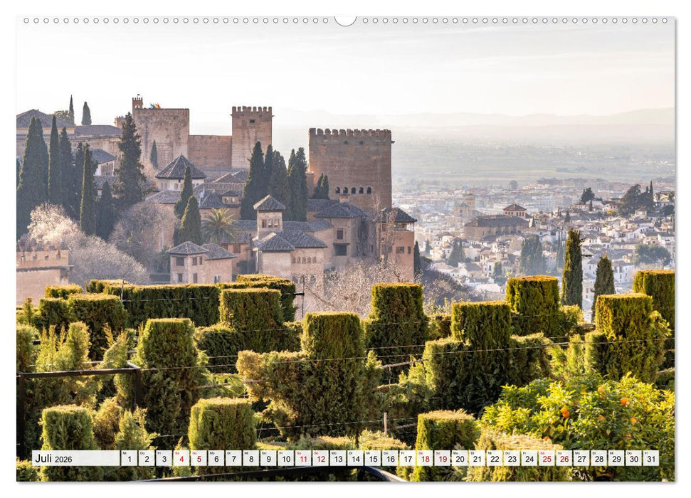 Andalusien - Granada (CALVENDO Premium Wandkalender 2026)