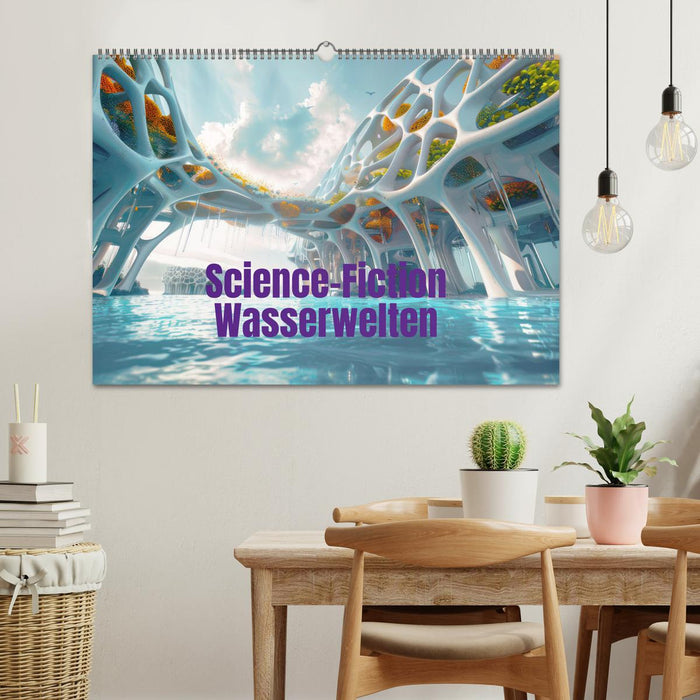 Science-Fiction Wasserwelten (CALVENDO Wandkalender 2026)