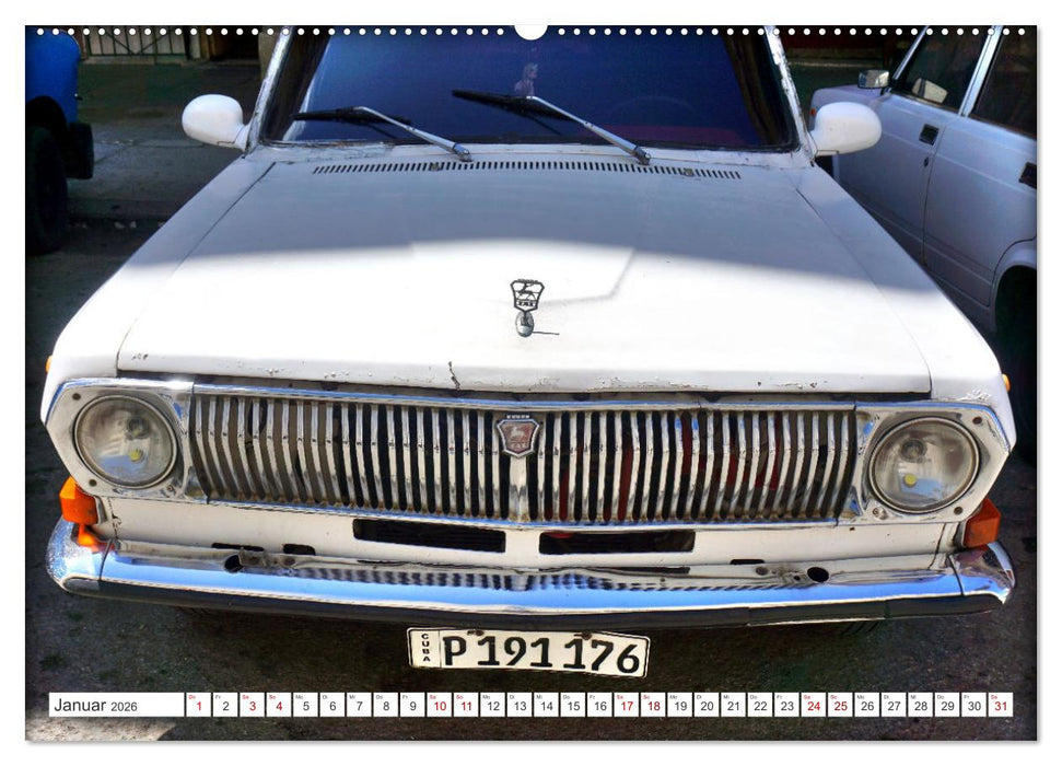 BEST OF WOLGA - Der sowjetische Oldtimer GAZ-24 (CALVENDO Premium Wandkalender 2026)