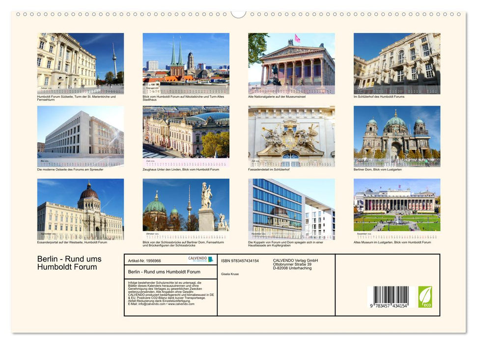 Berlin - Rund ums Humboldt Forum (CALVENDO Premium Wandkalender 2026)