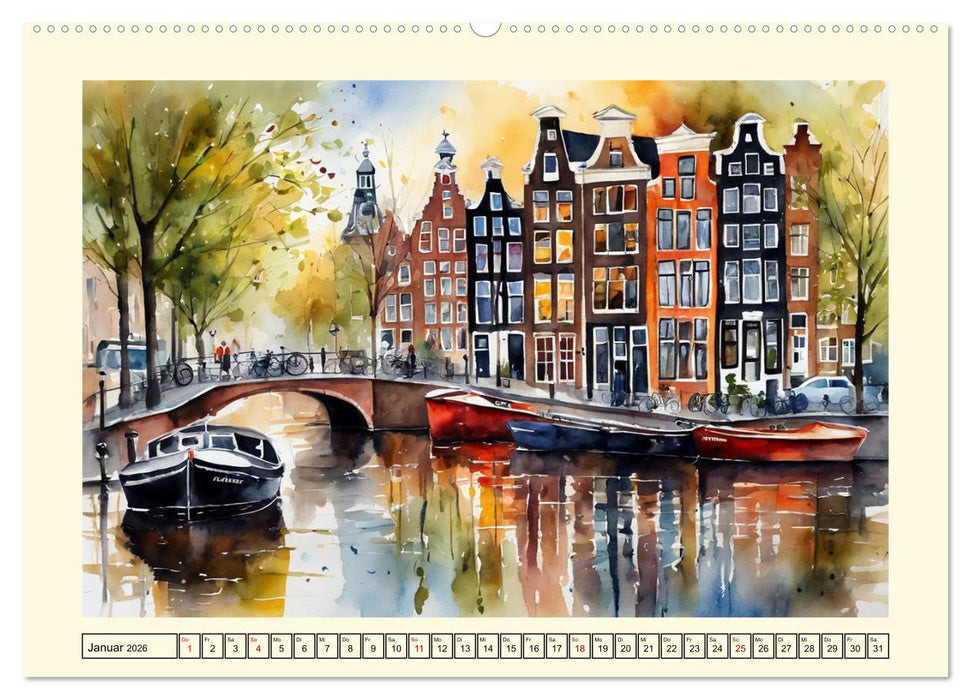 Europas Metropolen (CALVENDO Premium Wandkalender 2026)