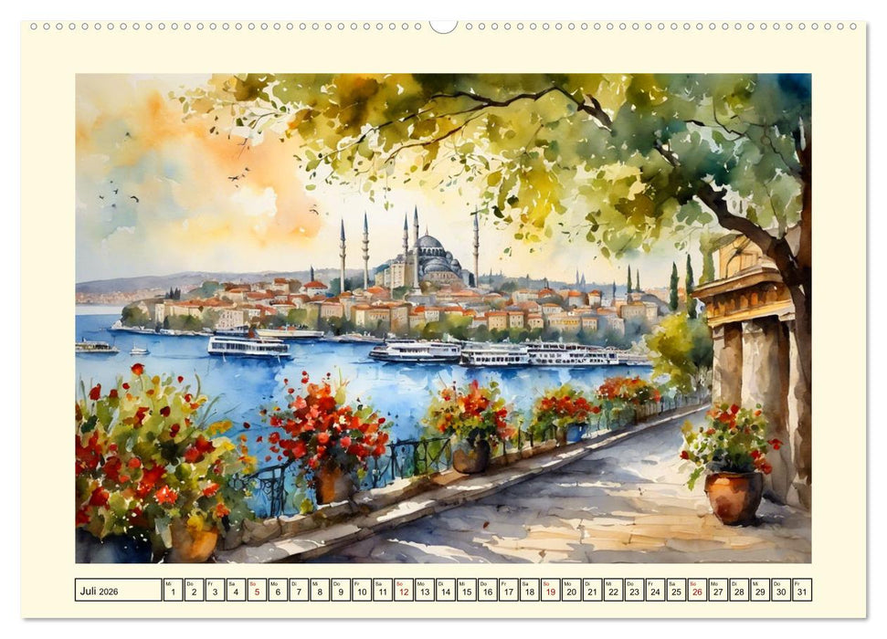 Europas Metropolen (CALVENDO Premium Wandkalender 2026)