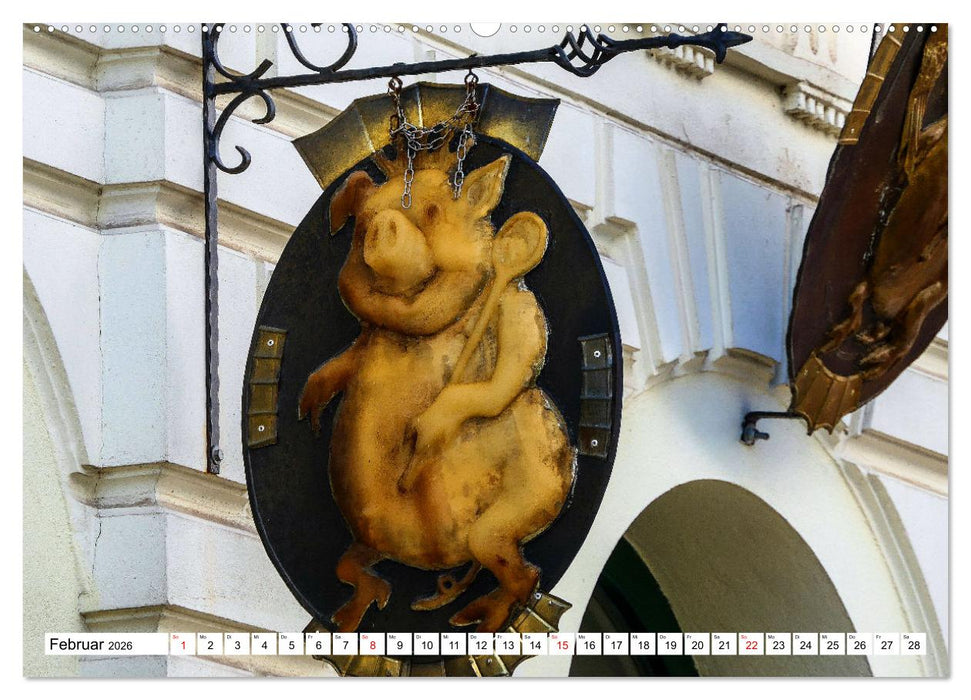 Bratislava die slowakische Schönheit (CALVENDO Premium Wandkalender 2026)