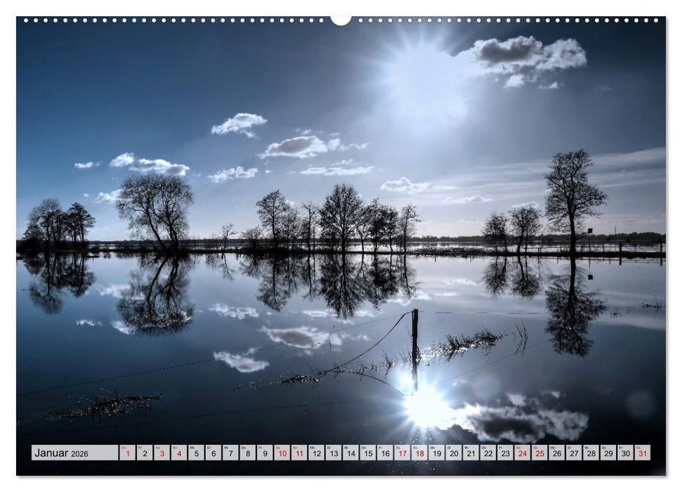 Hochwasser als Teil der Umwelt (CALVENDO Premium Wandkalender 2026)