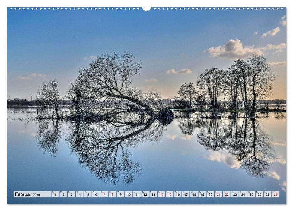 Hochwasser als Teil der Umwelt (CALVENDO Premium Wandkalender 2026)