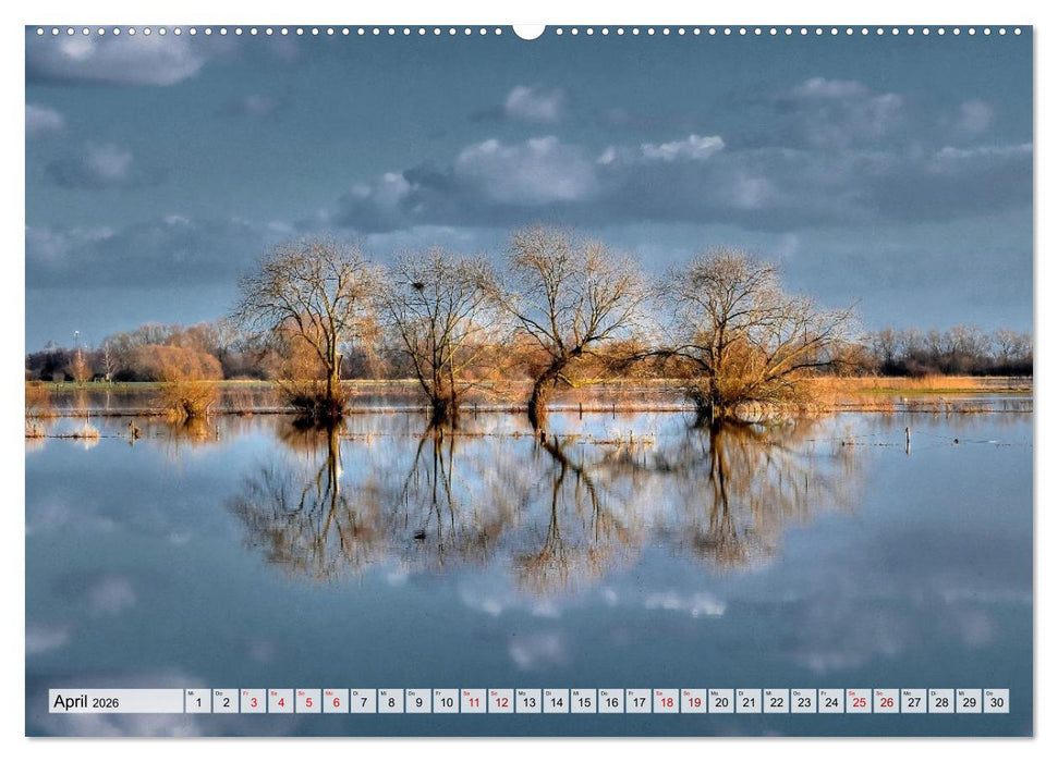 Hochwasser als Teil der Umwelt (CALVENDO Premium Wandkalender 2026)