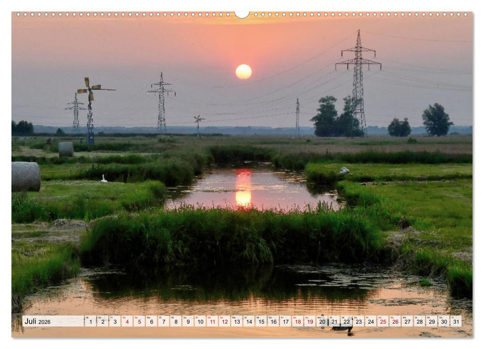 Hochwasser als Teil der Umwelt (CALVENDO Premium Wandkalender 2026)